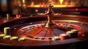 Live dealer table showing Texas Hold'em Bonus setup with community cards and betting positions